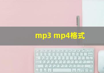 mp3 mp4格式